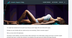 Desktop Screenshot of cosmeticsurgerytoday.com